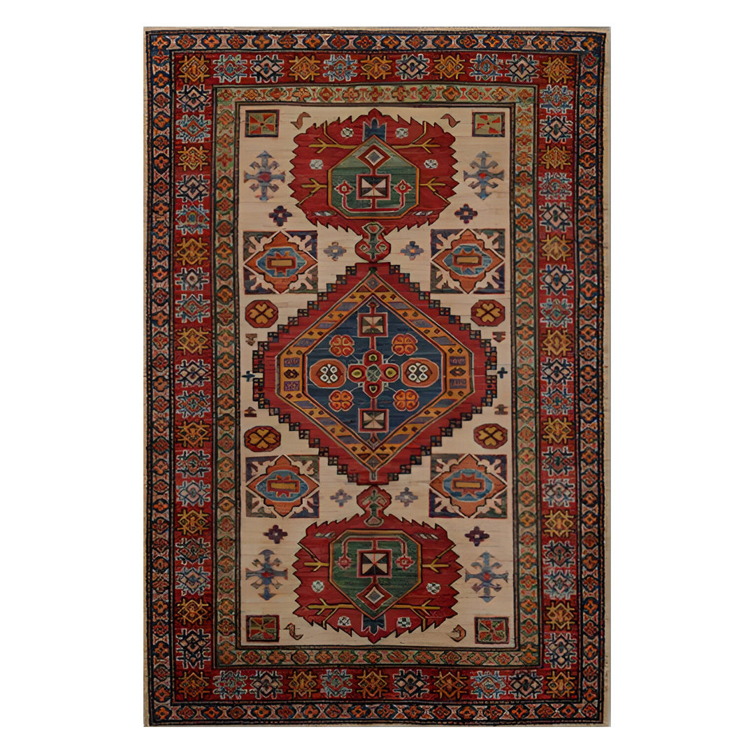 فرش مخمل نادی طرح سنتی کد O110