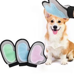 دستکش دو طرفه ماساژور و پرزگیر موی حیوانات