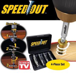 مته پیچ هرز بازکن Speed Out بسته 4 عددی